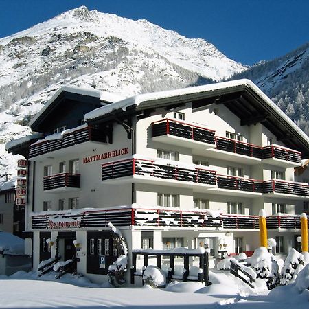 Hotel Restaurant Mattmarkblick サース・アルマゲル エクステリア 写真