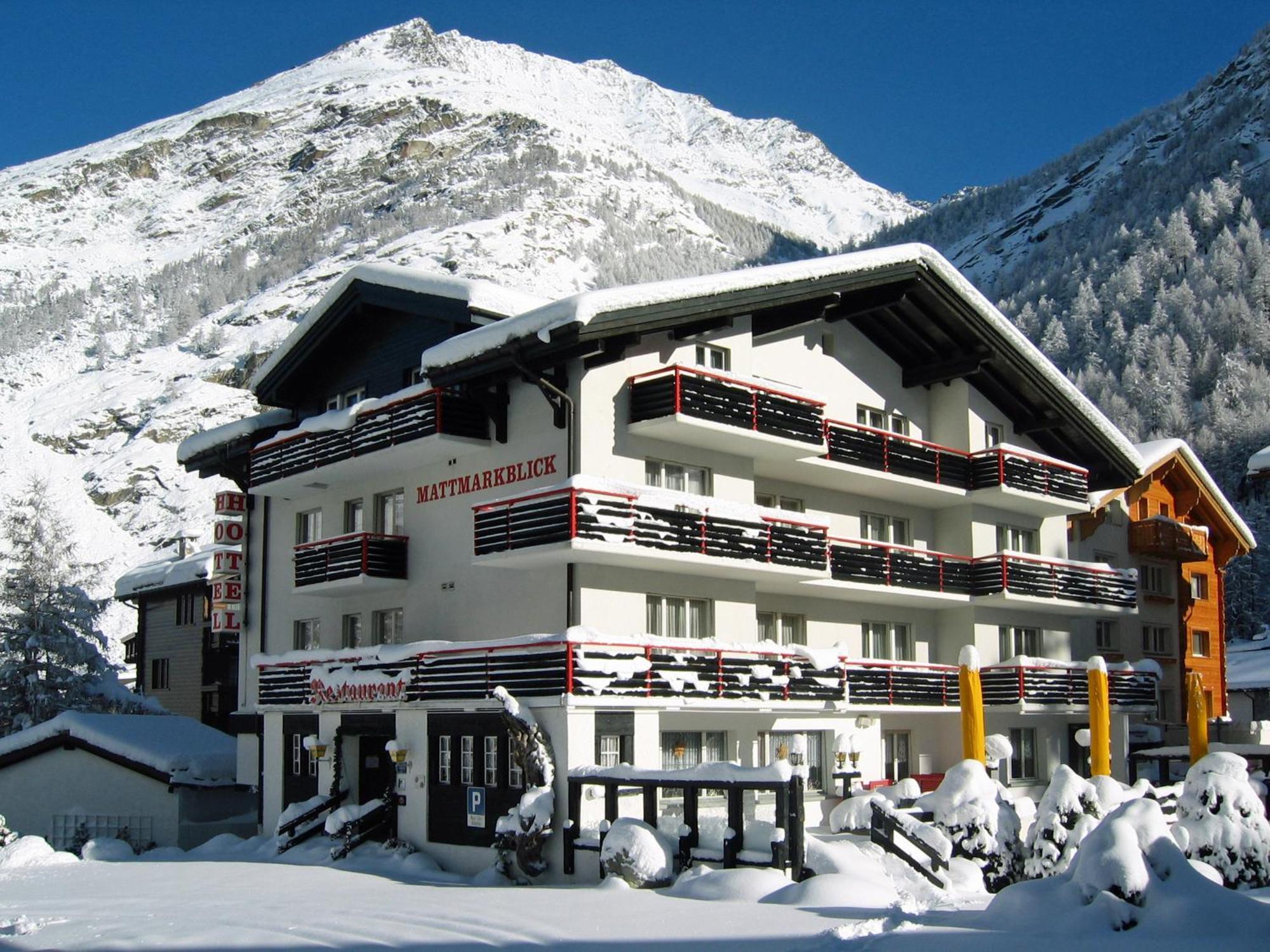 Hotel Restaurant Mattmarkblick サース・アルマゲル エクステリア 写真