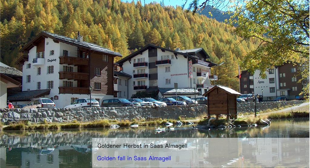 Hotel Restaurant Mattmarkblick サース・アルマゲル エクステリア 写真