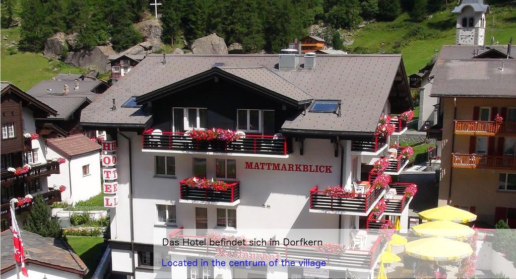 Hotel Restaurant Mattmarkblick サース・アルマゲル エクステリア 写真
